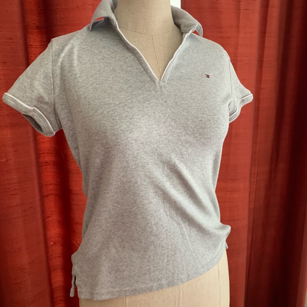Tommy Hilfiger Light Gray Short Sleeve Polo